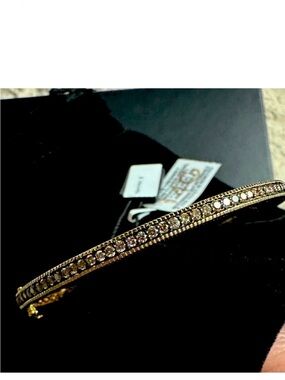 Levian 14K Gold and chocolate diamond Bangle Bracelet